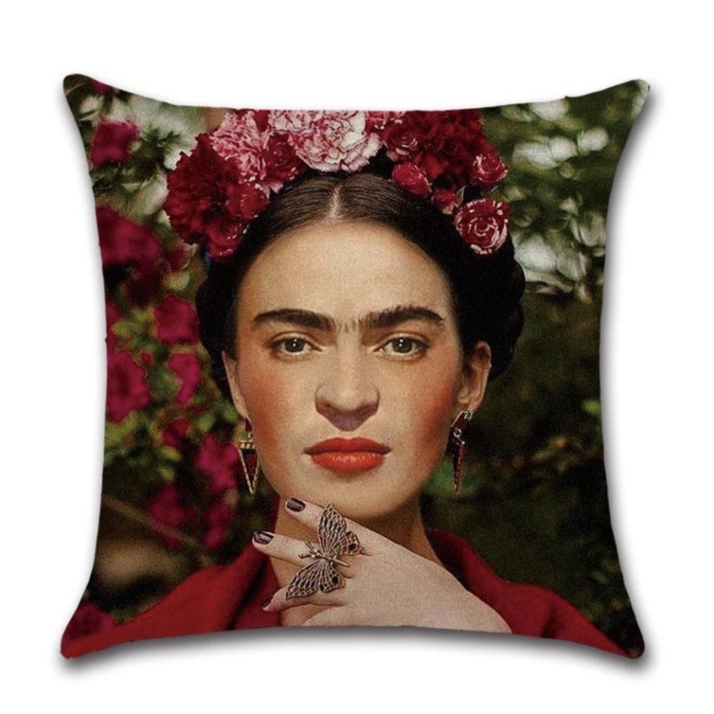 Frida Kahlo Decorative Pillow Case